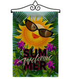 Joyful Sun - Fun In The Sun Summer Vertical Impressions Decorative Flags HG106098 Made In USA