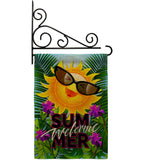 Joyful Sun - Fun In The Sun Summer Vertical Impressions Decorative Flags HG106098 Made In USA