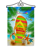 Summer Flip Flop - Fun In The Sun Summer Vertical Impressions Decorative Flags HG106099 Made In USA