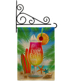 Enjoy Every Moment - Fun In The Sun Summer Vertical Impressions Decorative Flags HG106101 Made In USA