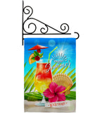 Summer Welcome - Fun In The Sun Summer Vertical Impressions Decorative Flags HG106102 Made In USA