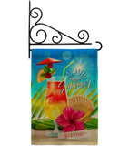 Summer Welcome - Fun In The Sun Summer Vertical Impressions Decorative Flags HG106102 Made In USA