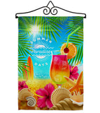 Summer In Paradise - Fun In The Sun Summer Vertical Impressions Decorative Flags HG106103 Made In USA