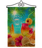 Summer In Paradise - Fun In The Sun Summer Vertical Impressions Decorative Flags HG106103 Made In USA