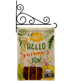 Oh Summer - Fun In The Sun Summer Vertical Impressions Decorative Flags HG106105 Made In USA