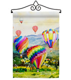 Escape Hot Air Balloon - Fun In The Sun Summer Vertical Impressions Decorative Flags HG106112 Made In USA