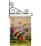 Escape Hot Air Balloon - Fun In The Sun Summer Vertical Impressions Decorative Flags HG106112 Made In USA