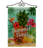 Summer Beach Time - Fun In The Sun Summer Vertical Impressions Decorative Flags HG137057 Made In USA