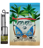 Summer Adventure - Fun In The Sun Summer Vertical Impressions Decorative Flags HG137058 Made In USA