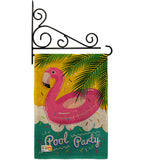 Summer Pool Party - Fun In The Sun Summer Vertical Impressions Decorative Flags HG137060 Made In USA