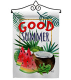 Good Summer Fruite - Fun In The Sun Summer Vertical Impressions Decorative Flags HG137065 Made In USA