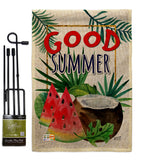 Good Summer Fruite - Fun In The Sun Summer Vertical Impressions Decorative Flags HG137065 Made In USA