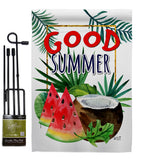 Good Summer Fruite - Fun In The Sun Summer Vertical Impressions Decorative Flags HG137065 Made In USA