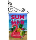 Summer Welcome Fun - Fun In The Sun Summer Vertical Impressions Decorative Flags HG137116 Made In USA