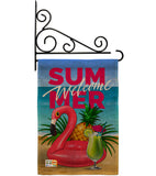 Summer Welcome Fun - Fun In The Sun Summer Vertical Impressions Decorative Flags HG137116 Made In USA