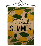 Fresh Summer - Fun In The Sun Summer Vertical Impressions Decorative Flags HG137189 Made In USA