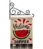Watermelon Summer - Fun In The Sun Summer Vertical Impressions Decorative Flags HG137214 Made In USA