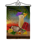 Summer Fun - Fun In The Sun Summer Vertical Impressions Decorative Flags HG137275 Made In USA