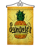 Pinapple Summer Fun - Fun In The Sun Summer Vertical Impressions Decorative Flags HG137518 Made In USA