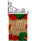 Watermelon Summer - Fun In The Sun Summer Vertical Impressions Decorative Flags HG192185 Made In USA