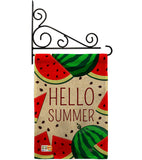 Watermelon Summer - Fun In The Sun Summer Vertical Impressions Decorative Flags HG192185 Made In USA