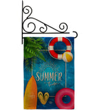 Summer Chilling - Fun In The Sun Summer Vertical Impressions Decorative Flags HG192347 Made In USA