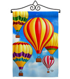 Hot Air Balloon Mass - Fun In The Sun Summer Vertical Impressions Decorative Flags HG192536 Made In USA