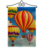 Hot Air Balloon Mass - Fun In The Sun Summer Vertical Impressions Decorative Flags HG192536 Made In USA