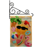 Chilling Sun - Fun In The Sun Summer Vertical Impressions Decorative Flags HG192611 Made In USA