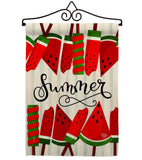 Sweet Watermelon - Fun In The Sun Summer Vertical Impressions Decorative Flags HG192614 Made In USA