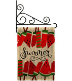 Sweet Watermelon - Fun In The Sun Summer Vertical Impressions Decorative Flags HG192614 Made In USA