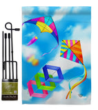 Blue Sky Kites - Fun In The Sun Summer Vertical Impressions Decorative Flags HG192641 Made In USA