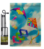 Blue Sky Kites - Fun In The Sun Summer Vertical Impressions Decorative Flags HG192641 Made In USA