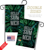 Hello Summer - Fun In The Sun Summer Vertical Impressions Decorative Flags HG190070 Made In USA