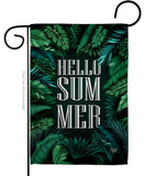 Hello Summer - Fun In The Sun Summer Vertical Impressions Decorative Flags HG190070 Made In USA