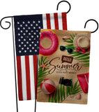 Enjoy Every Monent - Fun In The Sun Summer Horizontal Impressions Decorative Flags HG130399 Made In USA