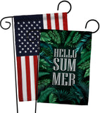 Hello Summer - Fun In The Sun Summer Vertical Impressions Decorative Flags HG190070 Made In USA