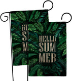 Hello Summer - Fun In The Sun Summer Vertical Impressions Decorative Flags HG190070 Made In USA