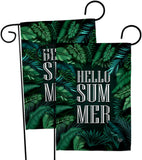 Hello Summer - Fun In The Sun Summer Vertical Impressions Decorative Flags HG190070 Made In USA