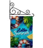 Hello Cool Summer - Fun In The Sun Summer Horizontal Impressions Decorative Flags HG120247 Made In USA