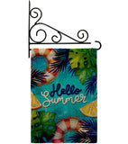 Hello Cool Summer - Fun In The Sun Summer Horizontal Impressions Decorative Flags HG120247 Made In USA