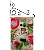 Enjoy Every Monent - Fun In The Sun Summer Horizontal Impressions Decorative Flags HG130399 Made In USA