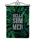 Hello Summer - Fun In The Sun Summer Vertical Impressions Decorative Flags HG190070 Made In USA