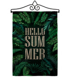 Hello Summer - Fun In The Sun Summer Vertical Impressions Decorative Flags HG190070 Made In USA