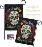 Dia de los Muertos - Halloween Fall Vertical Impressions Decorative Flags HG112009 Made In USA
