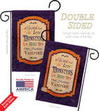 Wicked & Handsome - Halloween Fall Vertical Impressions Decorative Flags HG112019 Made In USA