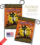 Halloween Black Cat - Halloween Fall Vertical Impressions Decorative Flags HG112050 Made In USA