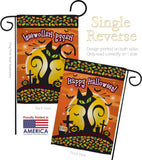 Halloween Black Cat - Halloween Fall Vertical Impressions Decorative Flags HG112050 Made In USA