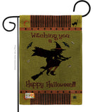 Witching You - Halloween Fall Vertical Impressions Decorative Flags HG112053 Made In USA