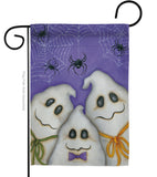 3 Ghosts - Halloween Fall Vertical Impressions Decorative Flags HG112055 Made In USA